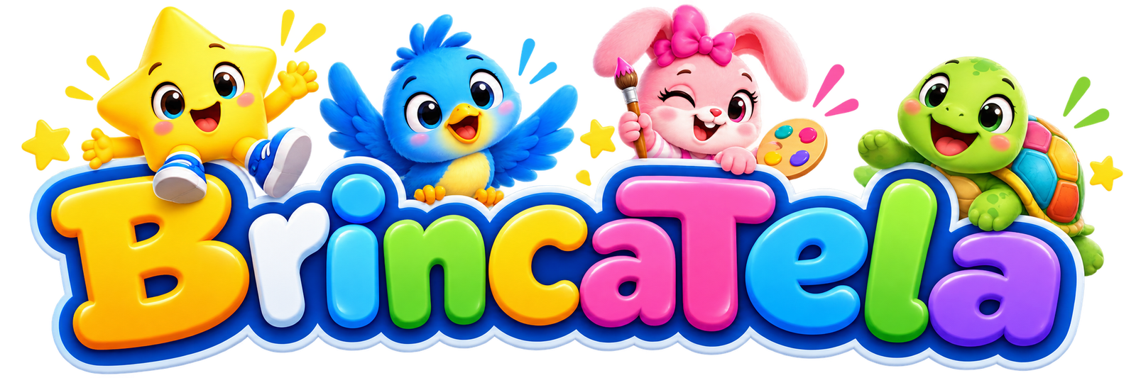 BrincaTela — Luma, Pipo, Mimi e Tito